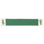 Chemin De Table Long Bougies de Noël et houx (Horizontal)
