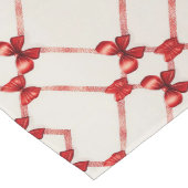 Chemin De Table Long Bow rouge (Coin)