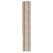 Chemin De Table Long Bracelet et dentelle noire (Devant)