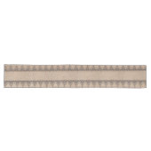 Chemin De Table Long Bracelet et dentelle noire (Horizontal)