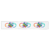 Chemin De Table Long Bright infinity with rainbow butterfly (Horizontal)