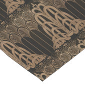 Chemin De Table Long Bronze, noir, Art déco, Art nouveau, floral, motif (Coin)