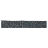 Chemin De Table Long Bulles Motif 02.FR.b Black BG (Horizontal)