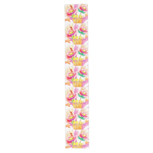 Chemin De Table Long Bunny floral-Hoppy Tablerunner (Devant)