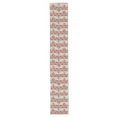 Chemin De Table Long Cabincore Autumnal Stripes (Devant)
