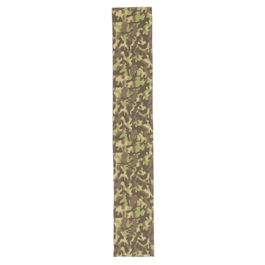 Chemin De Table Long Camouflage Cascade (Devant)