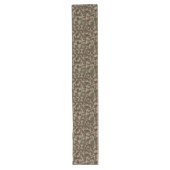Chemin De Table Long Camouflage en bois profond (Devant)