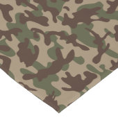 Chemin De Table Long Camouflage en bois profond (Coin)