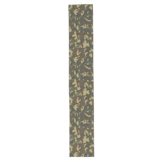 Chemin De Table Long Camouflage forestier (Devant)
