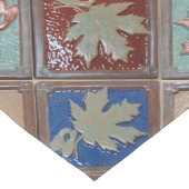 Chemin De Table Long Carreaux de la feuille d'érable du tableau (Coin)