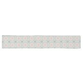 Chemin De Table Long Carreaux Floraux Pastel Vert (Horizontal)