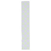 Chemin de table long carreaux pastel (Devant)