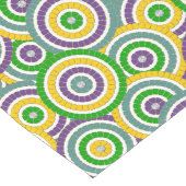 Chemin De Table Long Carrelage de motif du Cute Mardi Gra (Coin)