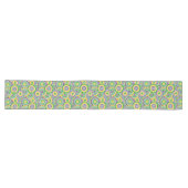 Chemin De Table Long Carrelage de motif du Cute Mardi Gra (Horizontal)
