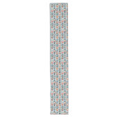 Chemin De Table Long Casse-noix classique en bleu, vert, or, rouge (Devant)