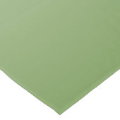 Chemin De Table Long Céladon vert jade solide (Coin)