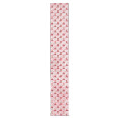 Chemin de table long cerise (Devant)