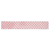 Chemin de table long cerise (Horizontal)