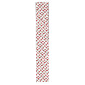 Chemin De Table Long Chapeaux de Père Noël (Devant)