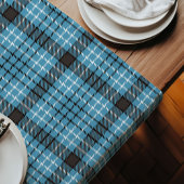 Chemin De Table Long Charming Blue Grey Runer - Idée cadeau famille