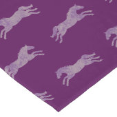 Chemin De Table Long Chevaux équestres classiques pourpres (Coin)