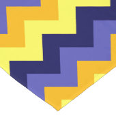 Chemin De Table Long Chevrons d'or bleu jaune Grand Coureur de table (Coin)