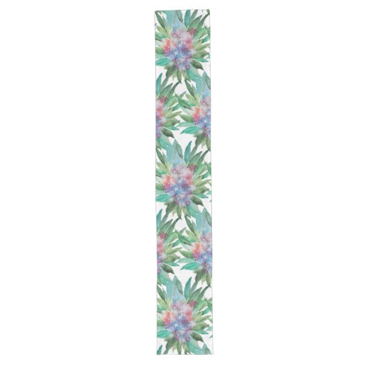 Chemin De Table Long Chic Cactus Floral Succulent (Devant)