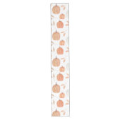 Chemin De Table Long Citrouille et Feuille d'automne (Devant)