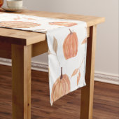 Chemin De Table Long Citrouille et Feuille d'automne (In Situ)