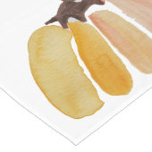 Chemin De Table Long Citrouilles aquarelle de Thanksgiving (Coin)