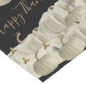 Chemin De Table Long Citrouilles blancs noirs à l'action de grâce (Coin)