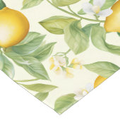 Chemin De Table Long Citrus aux fleurs de citron méditerranéen (Coin)