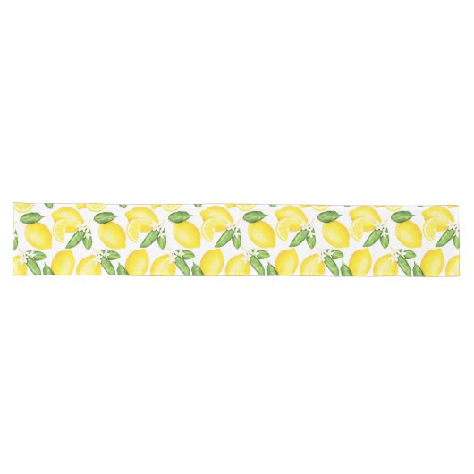 Chemin De Table Long Citrus Citron Botanique (Horizontal)
