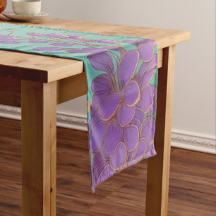 Chemin De Table Long Citrus Sunset Wisteria