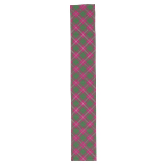 Chemin De Table Long Clan Crawford Tartan Table Runner (Devant)
