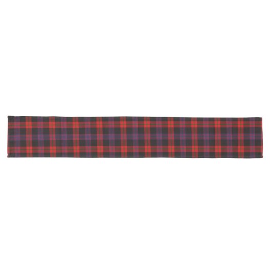 Chemin De Table Long Clan écossais Brown Tartan Plaid (Horizontal)