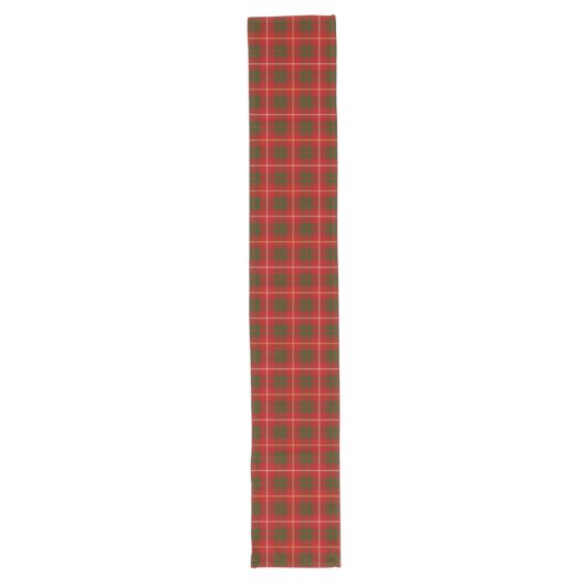Chemin De Table Long Clan écossais Bruce Tartan Plaid (Devant)