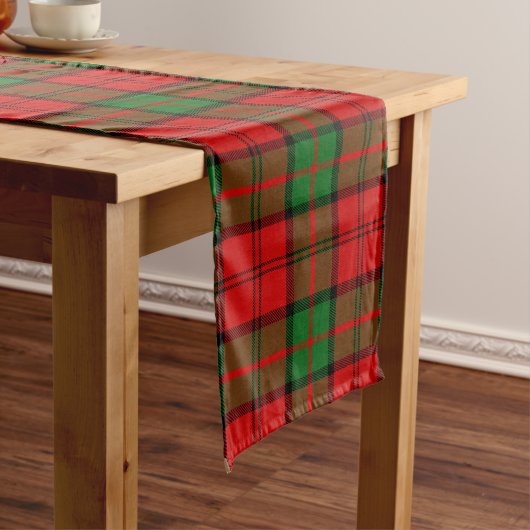 Chemin De Table Long Clan écossais Dunbar Tartan Plaid (In Situ)