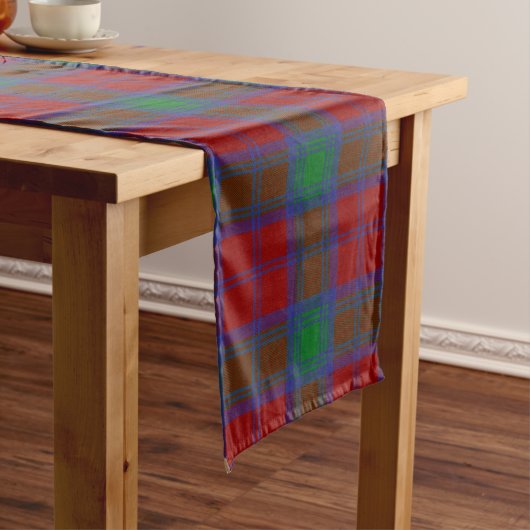 Chemin De Table Long Clan écossais Lindsay Tartan Plaid (In Situ)