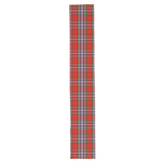 Chemin De Table Long Clan écossais MacFarlane Red Tartan Plaid (Devant)