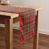 Chemin De Table Long Clan écossais Stewart Tartan Plaid (In Situ)