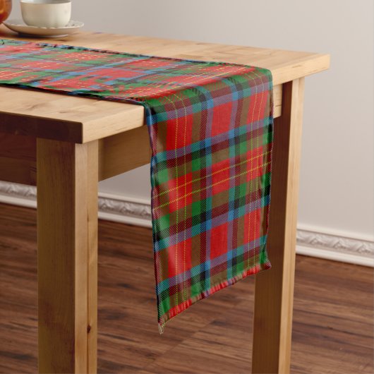 Chemin De Table Long Clan écossais Sturrock Tartan Plaid (In Situ)