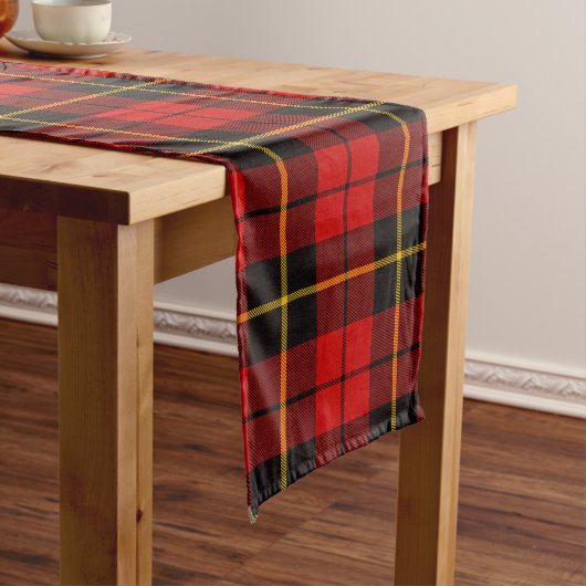 Chemin De Table Long Clan écossais Wallace Tartan Plaid (In Situ)