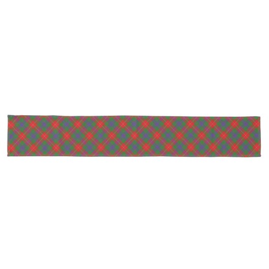 Chemin De Table Long Clan Fraser Tartan Table Runner (Horizontal)