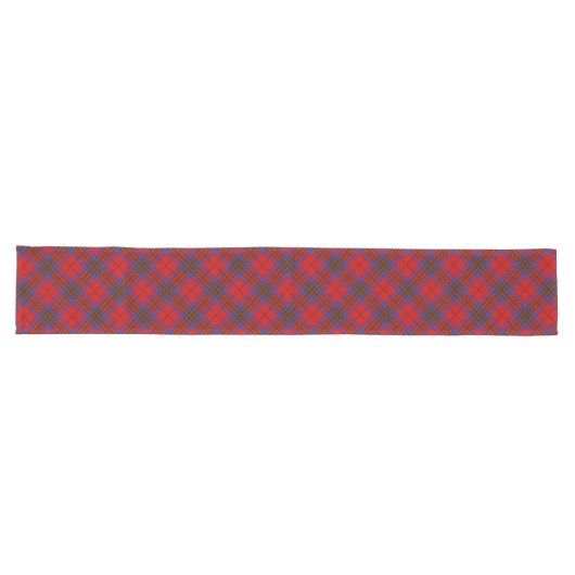 Chemin De Table Long Clan Leslie Red Tartan (Horizontal)