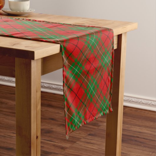 Chemin De Table Long Clan MacAulay Tartan Table Runner (In Situ)