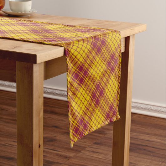 Chemin De Table Long Clan MacMillan robe Tartan (In Situ)