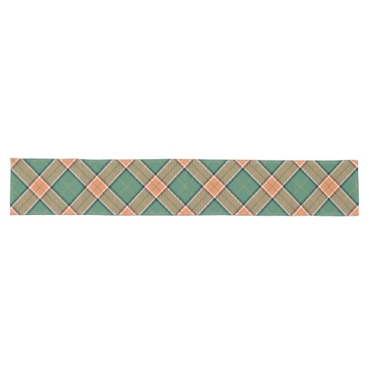 Chemin De Table Long Clan Pollock Tartan Long Table Runner (Horizontal)