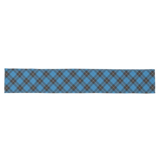 Chemin De Table Long Clan Ramsay Blue Hunting Tartan (Horizontal)