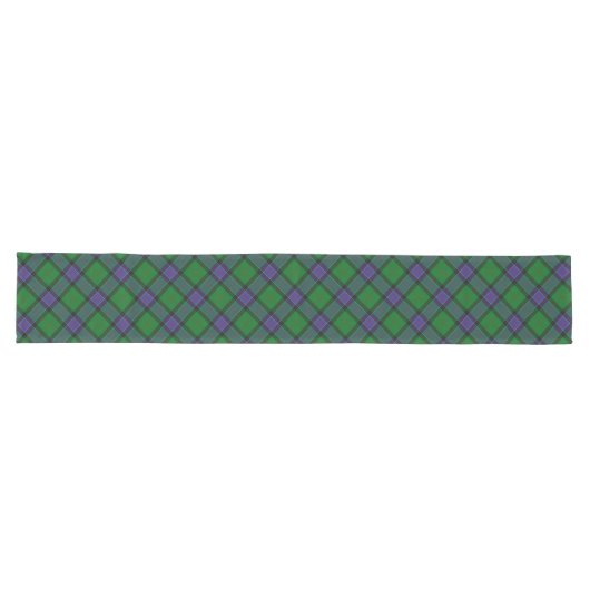 Chemin De Table Long Clan Sinclair Chasse Tartan (Horizontal)